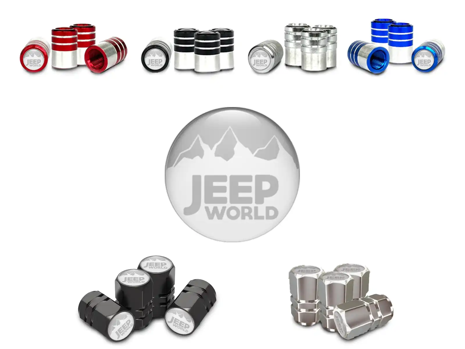 Jeep Capsules De Valve Pour Jantes Auto Design Standard